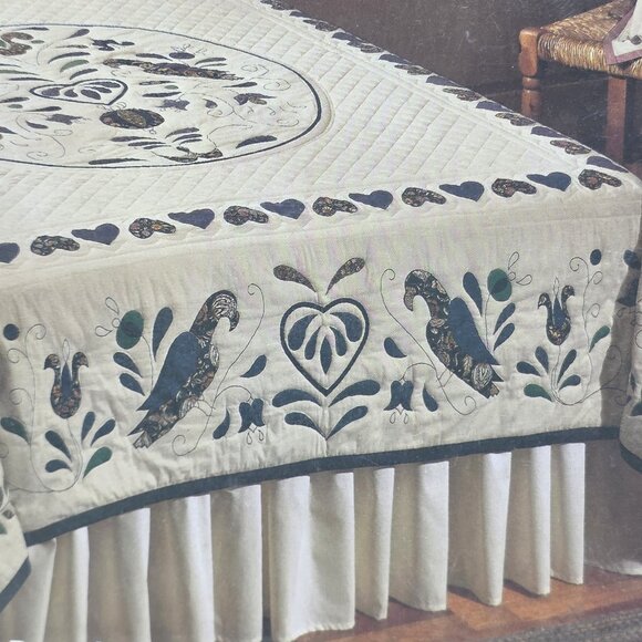 Doublestencil Applique Quilt Wall Hanging Kit Pennsylvania Folk Art II Spartex - Picture 3 of 6